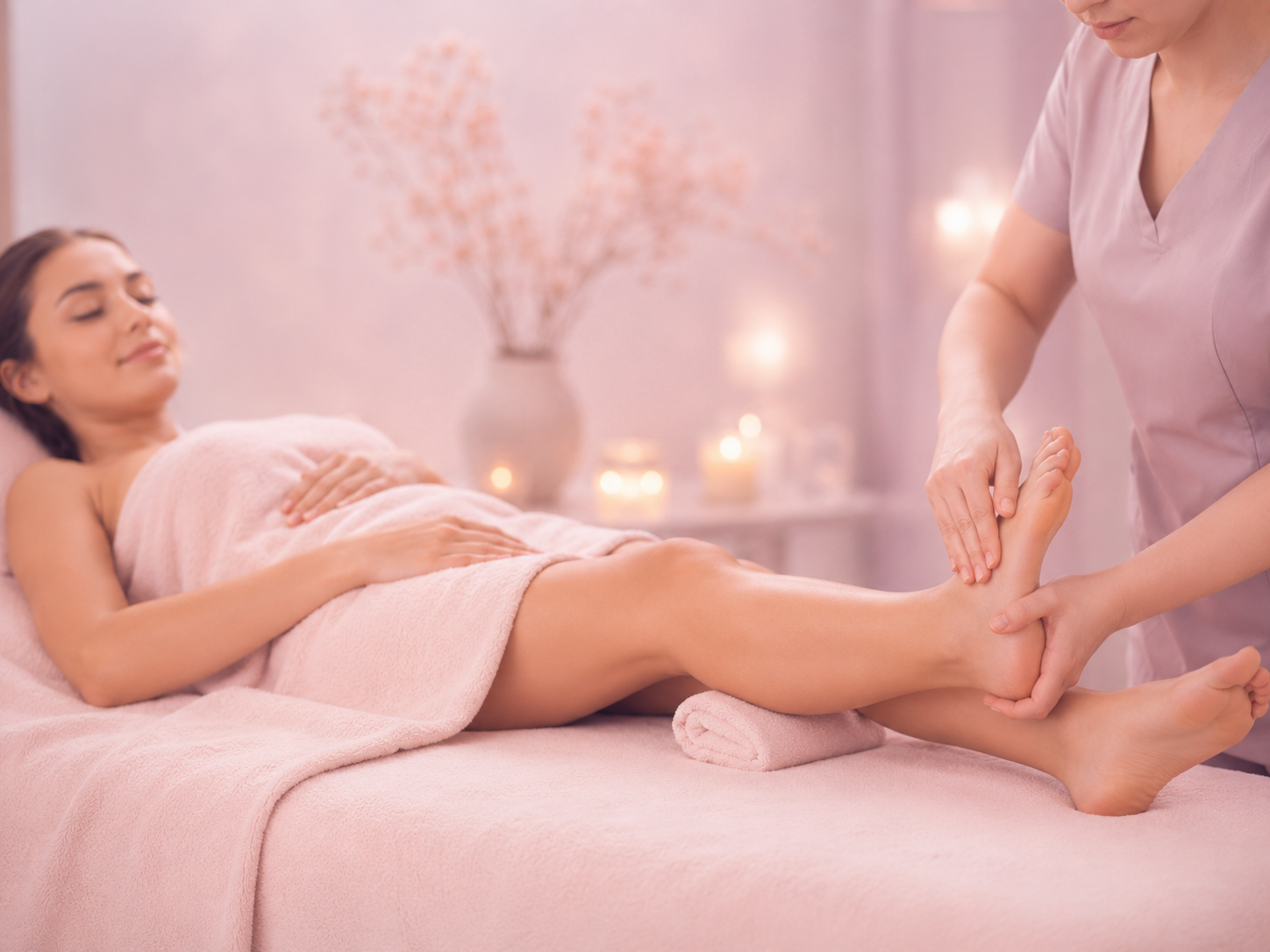 Massage des jambes et des pieds
