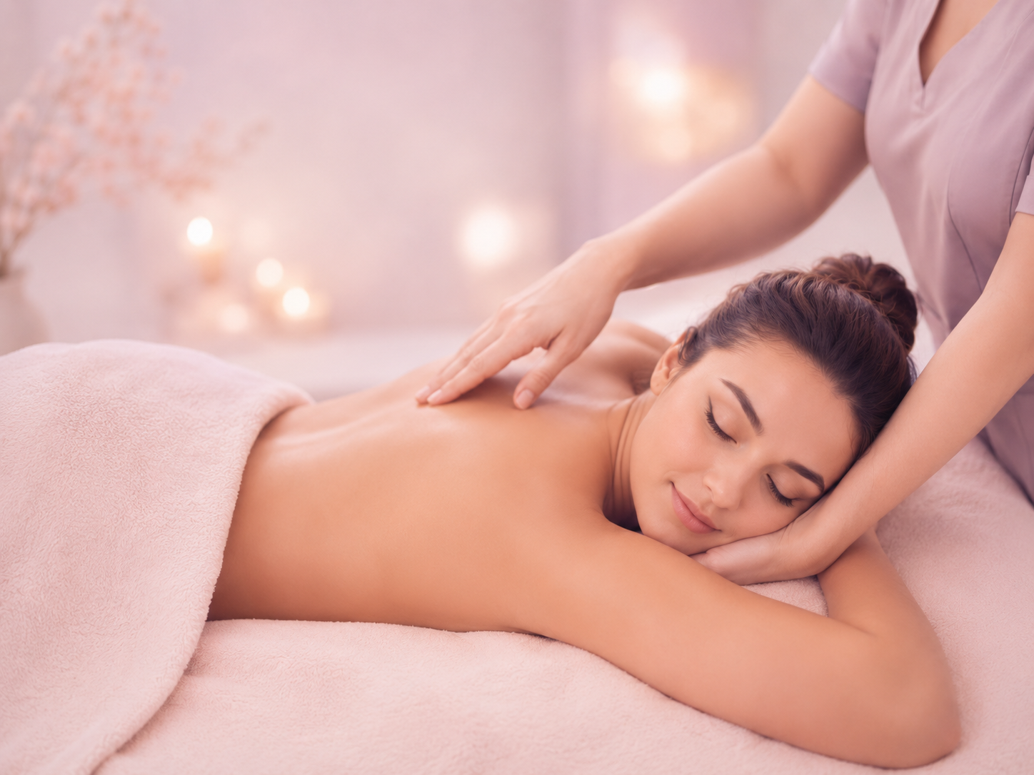 Massage du dos — Nourrir en douceur